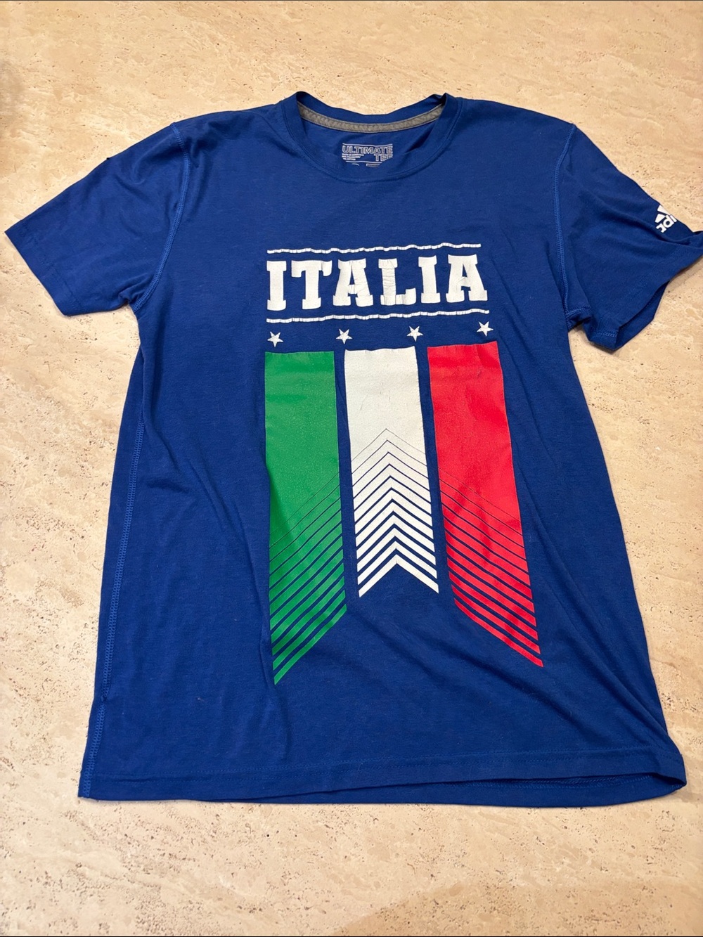 Adidas Vintage World Cup Crew Neck T-Shirt - Italia